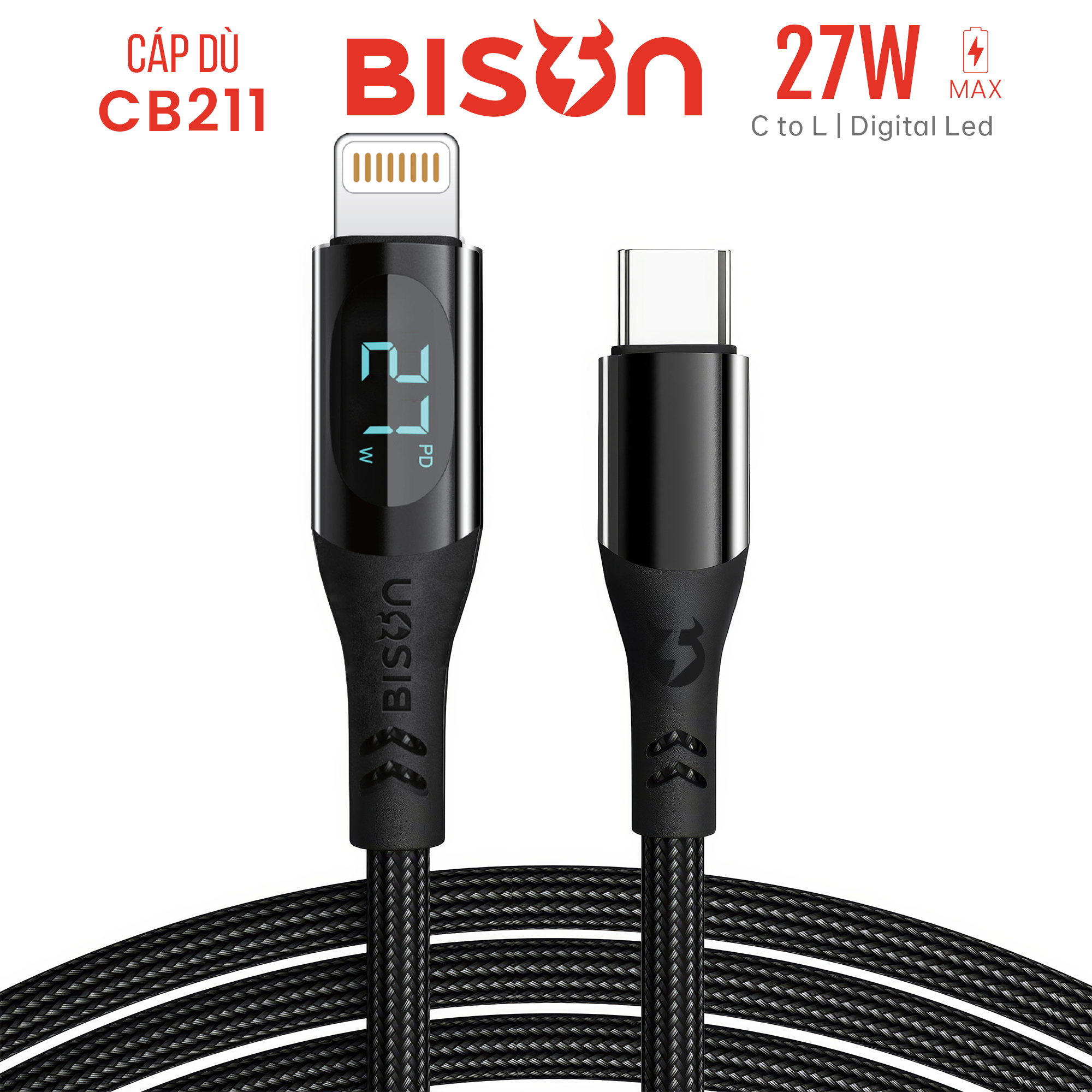 Cap du Bison 27W digital Led CB211 (2)
