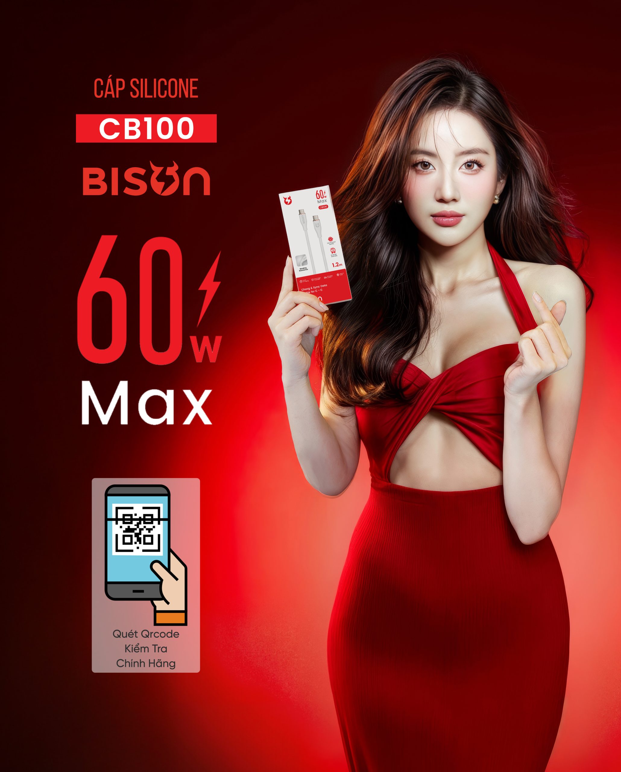 Cap silicone Bison 60W C to C CB100 (11)
