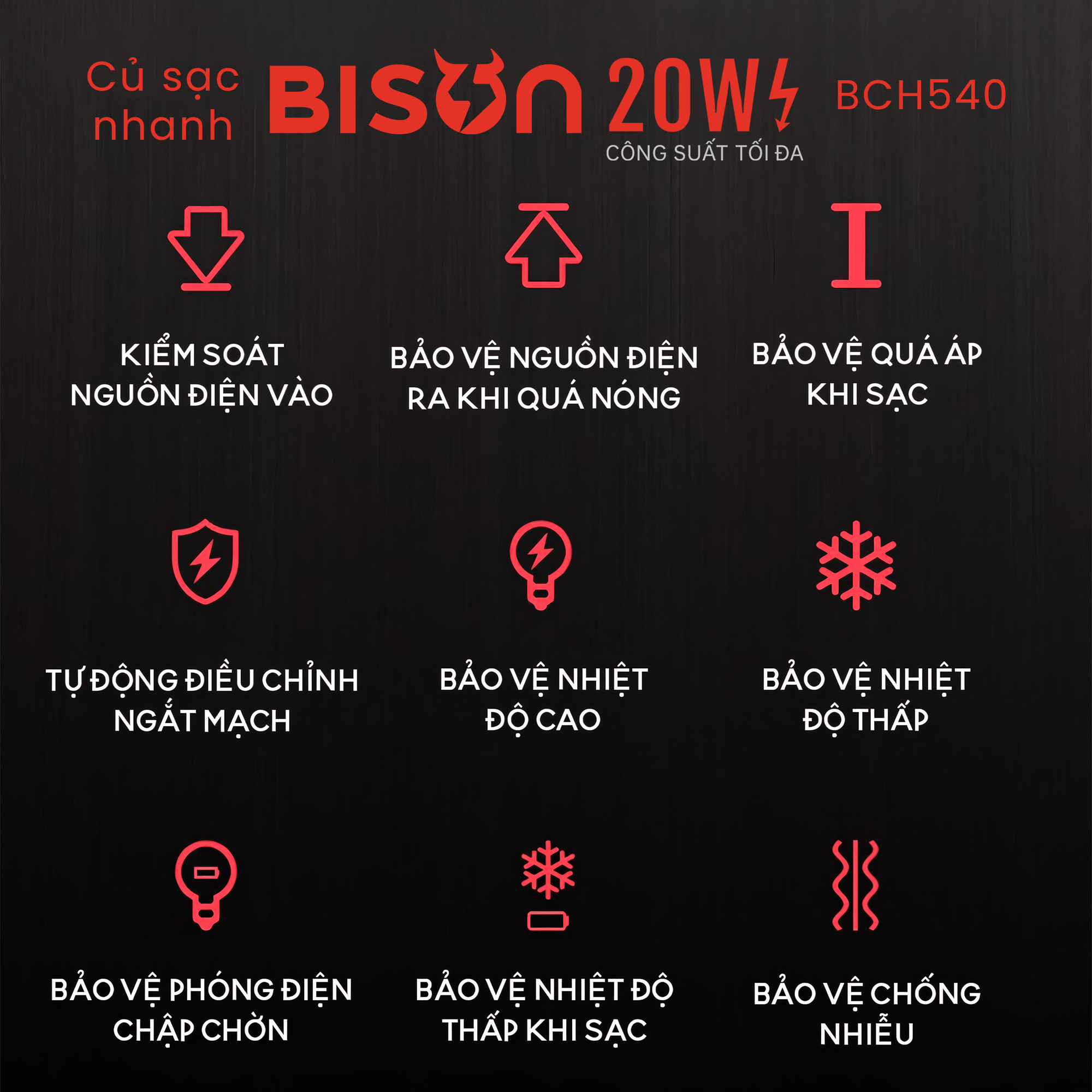 Cu sac Bison 20W BCH540 (5)