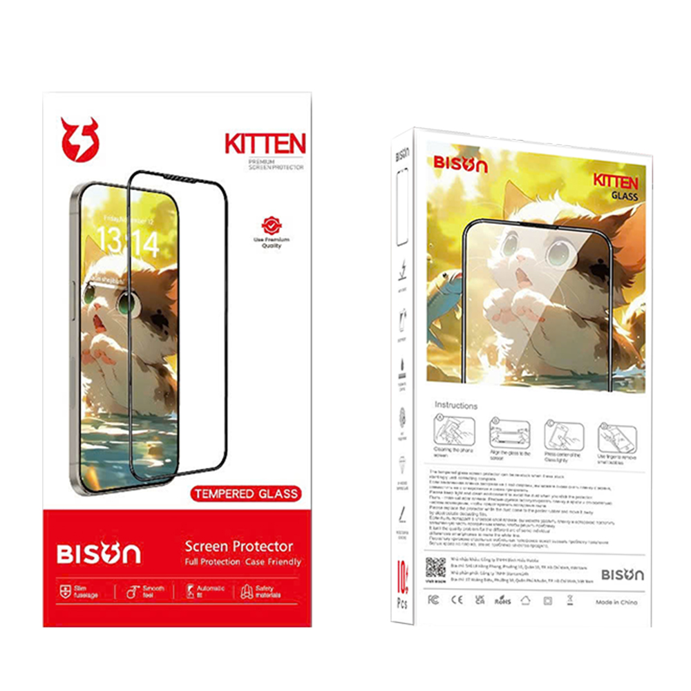 Kính cường lực Kitten phân phối bởi Bison (1)